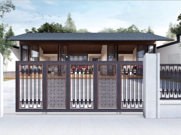 鋁藝庭院大門  DJ-2013