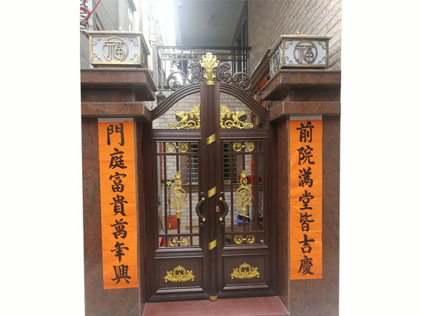 自建房小型鋁藝門  DJ-8015