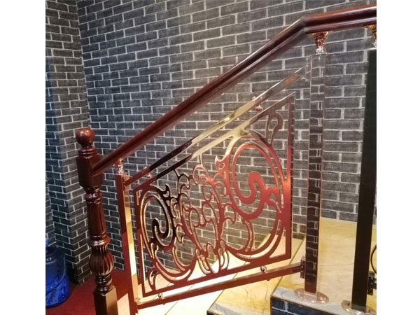 現(xiàn)代銅樓梯扶手