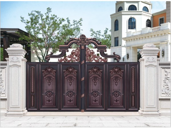 豪華歐式鋁藝大門  DJ-2032