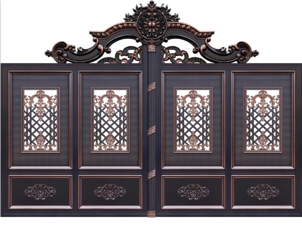 豪華歐式鋁藝大門  DJ-20338