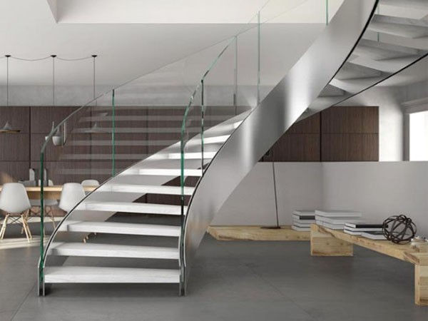 純玻璃樓梯扶手