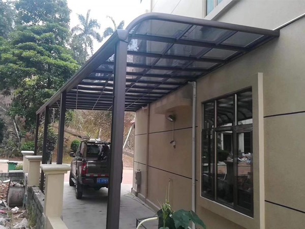 小區(qū)鋁藝陽光雨棚   DJ-8003