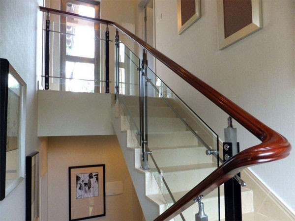 室內(nèi)玻璃樓梯扶手  DJ-8006